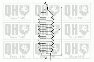 QUINTON HAZELL qg1050 -  Комплект пыльника, рулевое управление